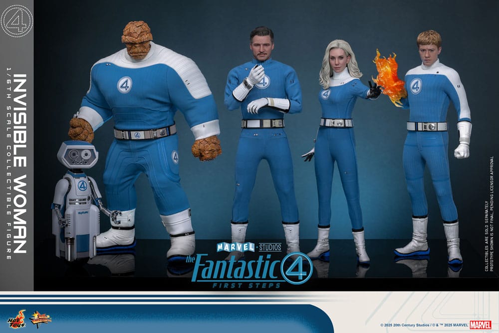 The Fantastic Four: First Steps Movie Masterpiece Action Figure 1/6 Invisible Woman 28 cm